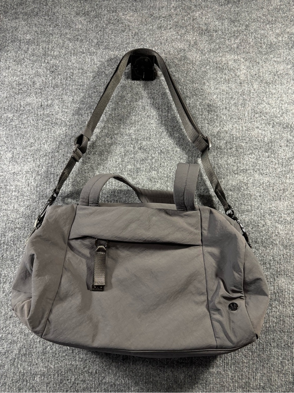 lululemon athletica Gray Convertible Duffel Shoulder Bag